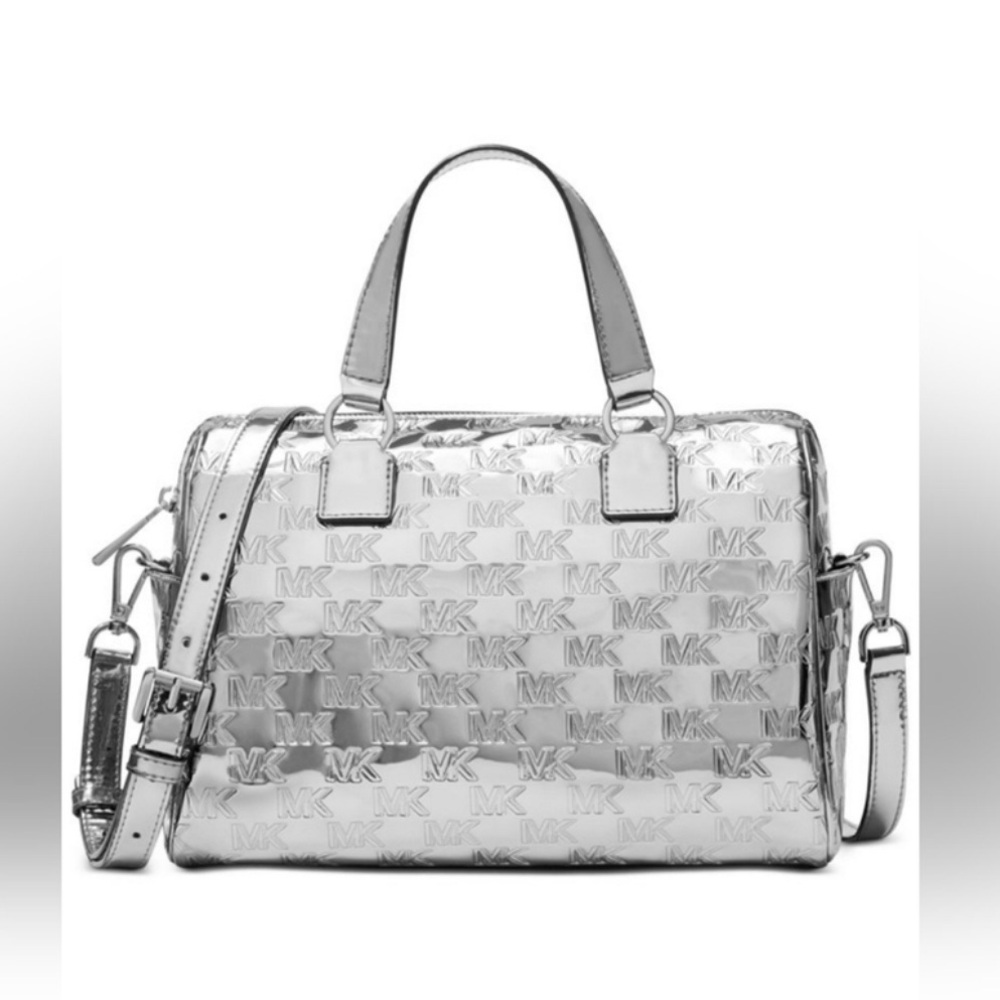 Michael Kors Metallic Monogram Purse